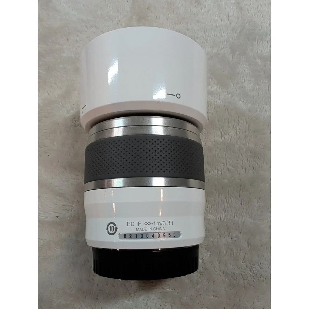 Nikon 1 J1 Mirrorless Digital Camera Kit White with 10-30mm & 30-110mm Lenses
